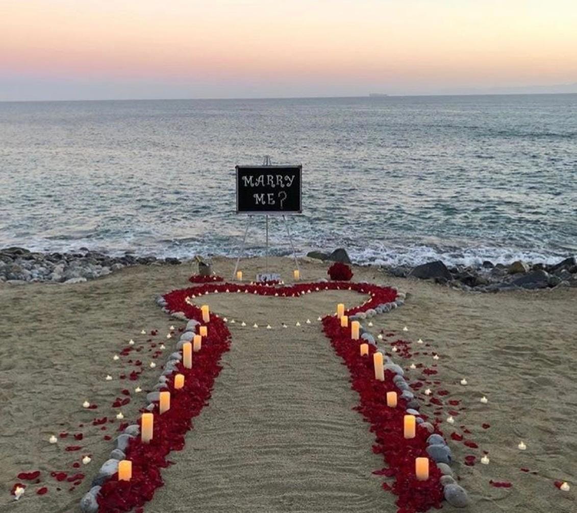Flower decor for a private celebration in Goa